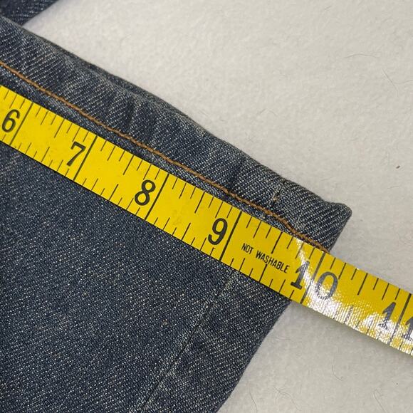 7 For All Mankind Indigo Wide Leg Jeans - Picture 8 of 8